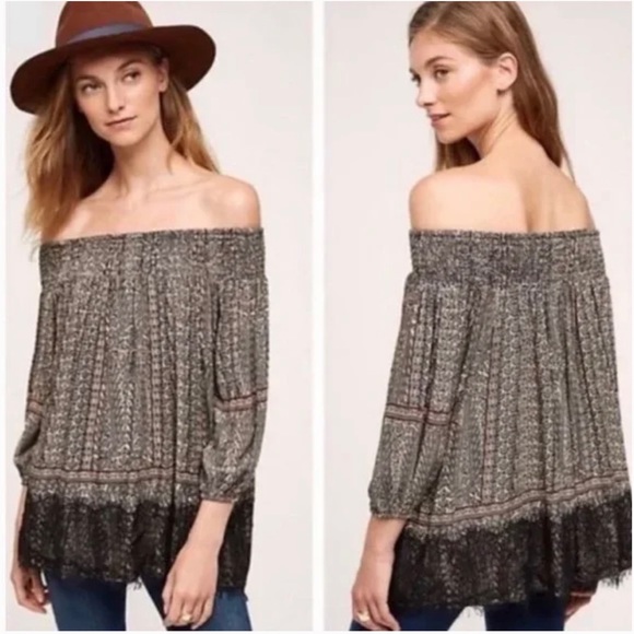 Anthropologie Tops - Anthropologie Vanessa Virginia Boho Blouse